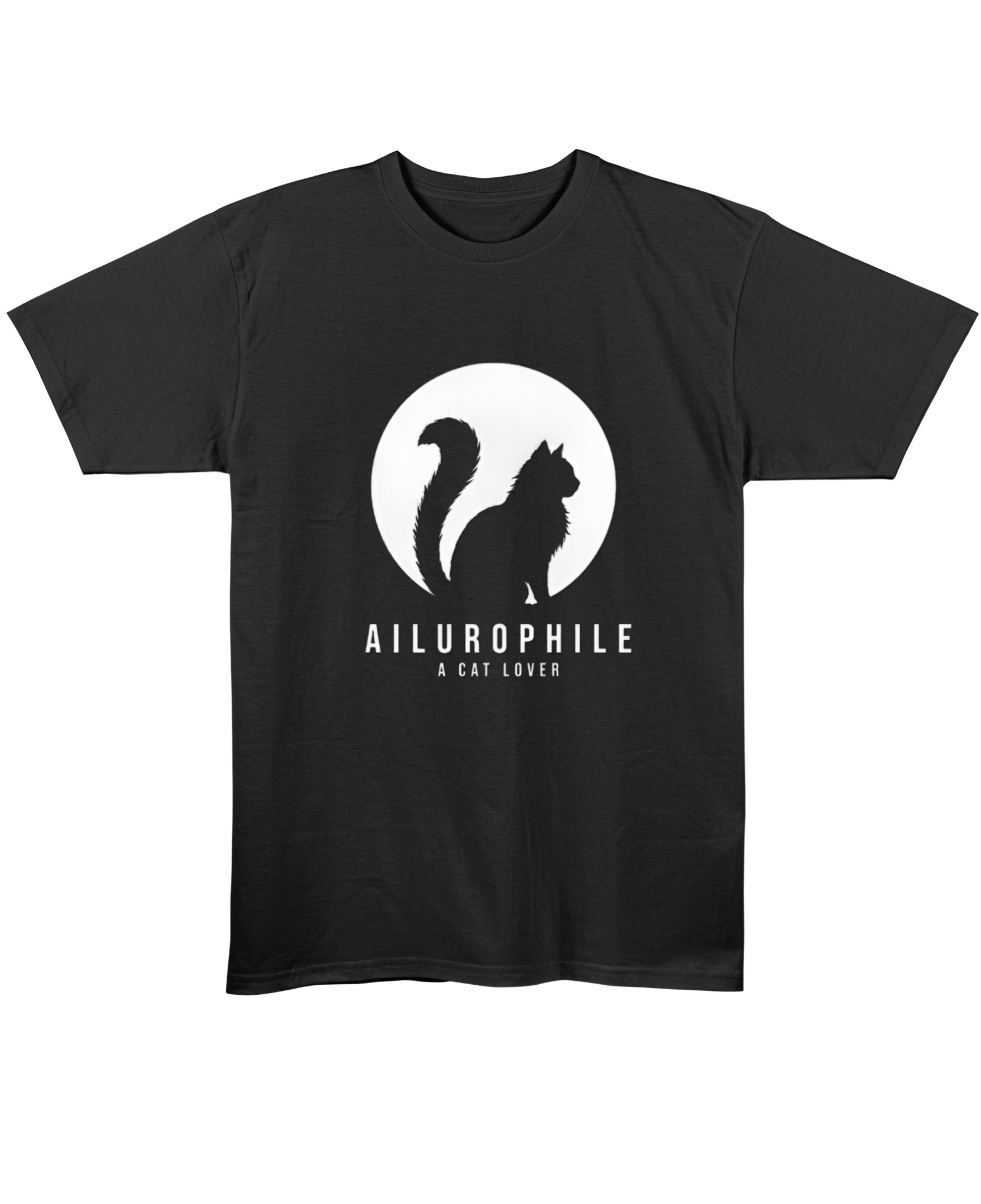Black Regular Fit T-shirt Front Design