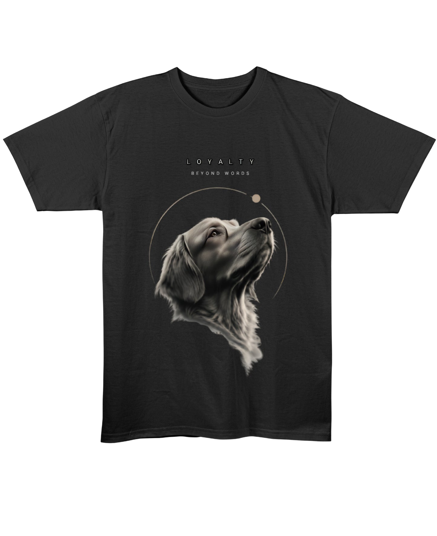 Black Regular Fit T-shirt Front Design