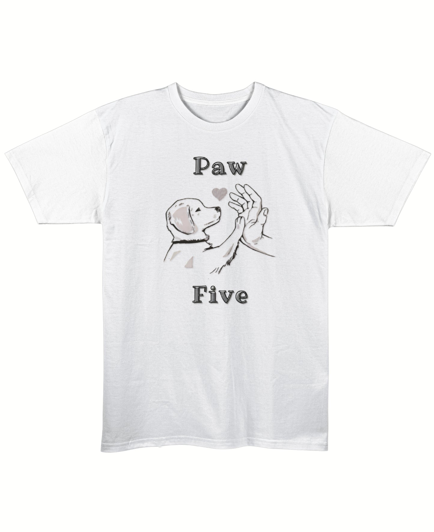 White Regular Fit T-shirt Front Design