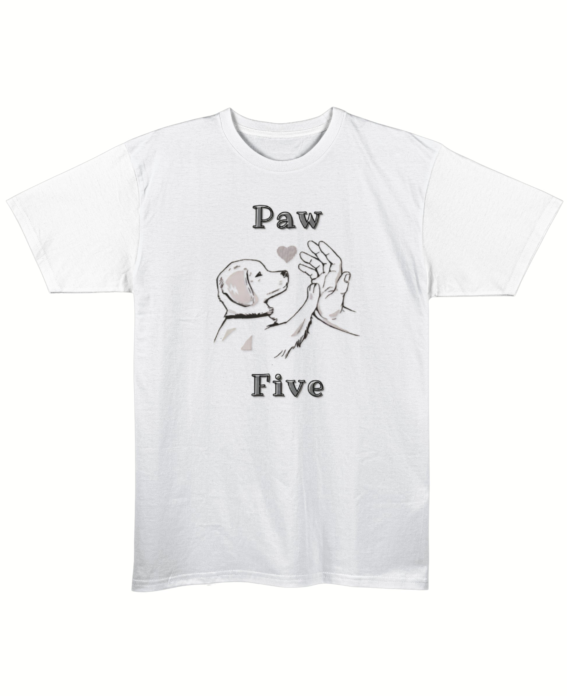 White Regular Fit T-shirt Front Design