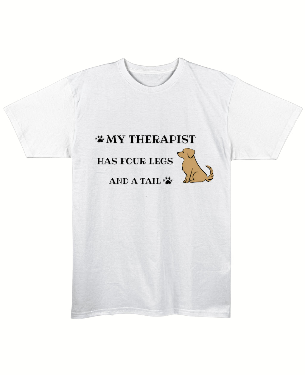 White Regular Fit T-shirt Front Design