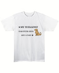 White Regular Fit T-shirt Front Design