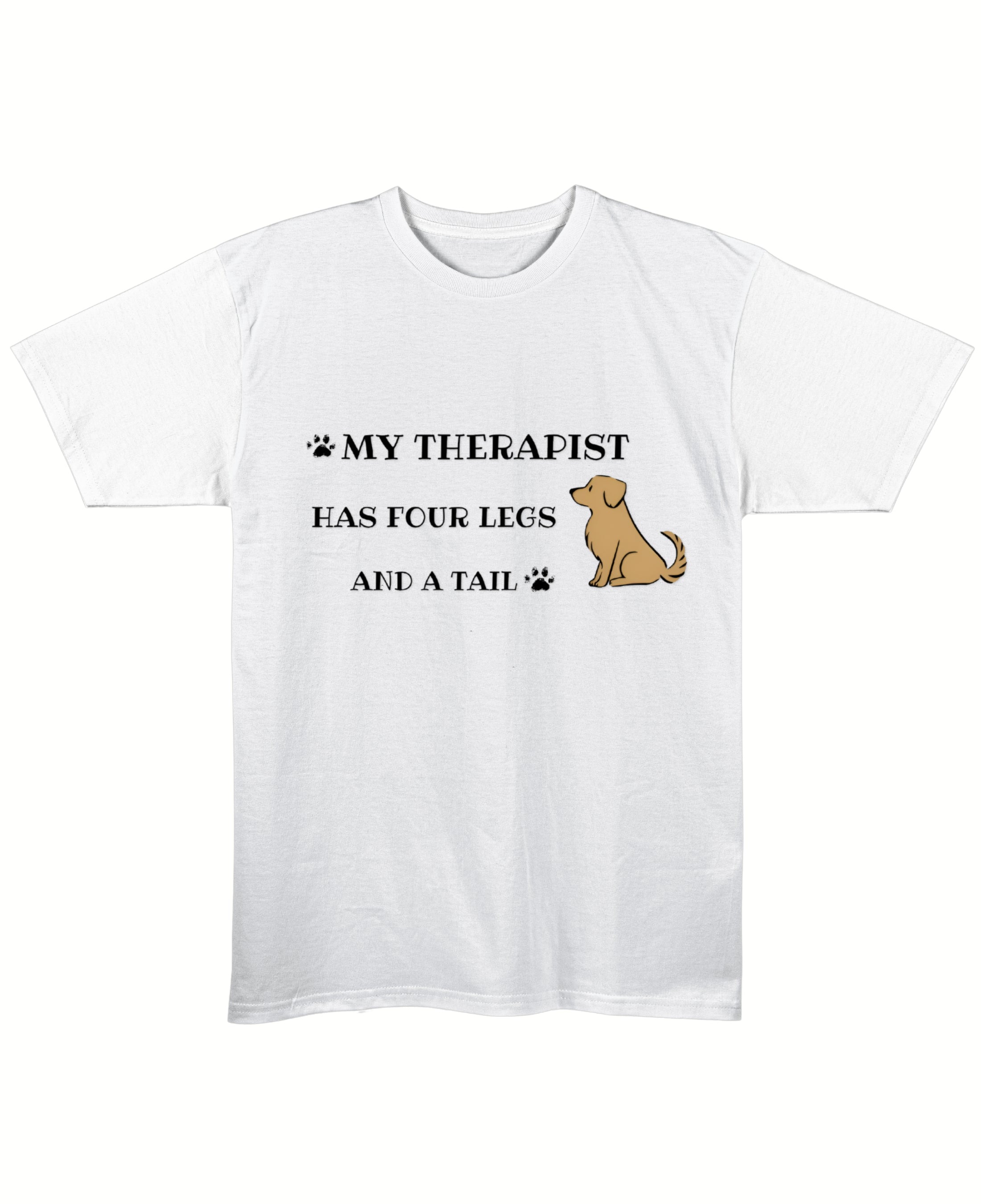 White Regular Fit T-shirt Front Design