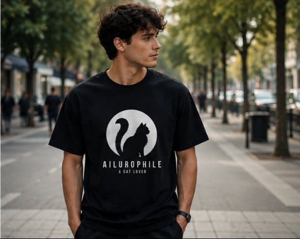 Ailurophile – Cat Lover Premium Regular Sized T-Shirt