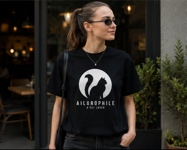 Ailurophile – Cat Lover Premium Regular Sized T-Shirt