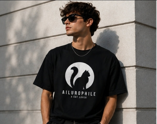 Ailurophile – Cat Lover Premium Regular Sized T-Shirt